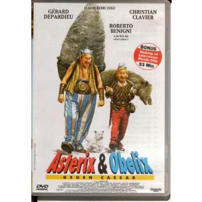 Abbildung von Asterix &amp; Obelix gegen Caesar