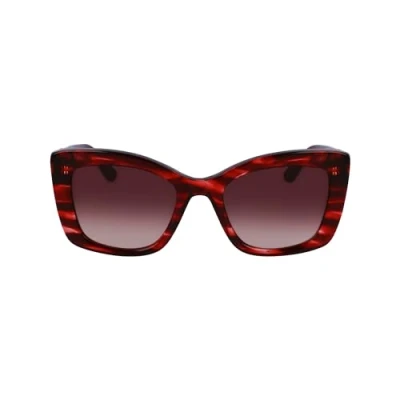 Abbildung von KARL Lagerfeld Sonnenbrille, Damen, Größe: One Size, Striped red