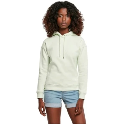 Abbildung von Urban Classics Ladies Hoody Kapuzenpullover, Damen, Größe: 4XL, Lightmint