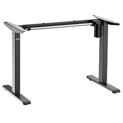 Abbildung von Ergo Office ER 443 Sitz Steh Schreibtisch Elektrisch Höhenverstellbarer mit 1 Motor Tischgestell bis 80kg Bürotisch ohne Tischplatte
