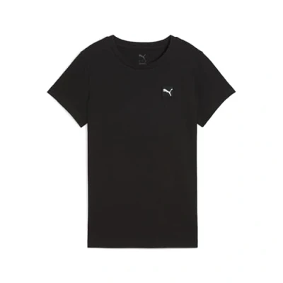 Abbildung von Puma ESS ELEVATED T Shirt Damen Mit Plain Black Größe: XXS