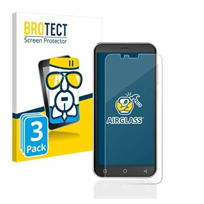 Abbildung von BROTECT Schutzglas für Emporia Smart 4 (3 Stück) Schutzfolie Panzer Folie Glas [Extrem Kratzfest 9H, Anti Fingerprint, Ultra Transparent]