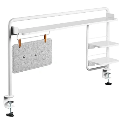 Abbildung von Schreibtischablage (zum Klemmen) für Schreibtische mit min. 140cm Breite, magnetischem Memoboard