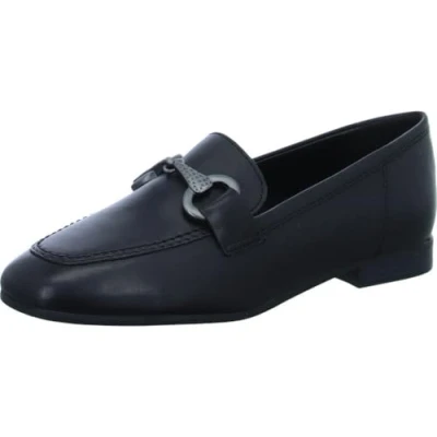 Abbildung von Tamaris Slipper, Damen, Größe: 36, Black leather Kunststoff