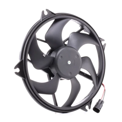 Abbildung von RIDEX 508R0100 Lüfter 393 12 250 ohne Kühlerlüfterrahmen (Zarge) CITROËN: C4 Picasso 1, Berlingo II, I Grand Picasso, PEUGEOT: 307 Kombi