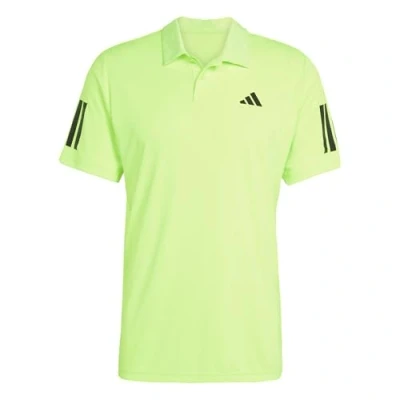 Abbildung von adidas Performance CLUB 3 Stripes Poloshirt, Herren, Größe: Small, Lucid lemon
