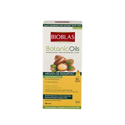 Abbildung von BIOBLAS Botanic Oils 360ml Haarausfall Argan Öl Shampoo