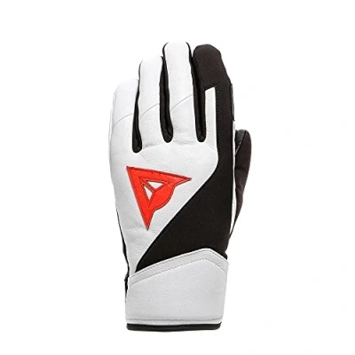 Abbildung von Dainese Unisex Adult HP Gloves Sport Leder Skihandschuhe, Thermisch, Handflächenverstärkung, Weiß/Schwarz, XS