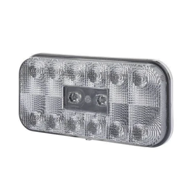 Abbildung von HELLA 2VA 011 900 001 Rückleuchte rechts, links LED schwarz 12 Rot, transparent mit Blinkleuchtenausfallkontrolle