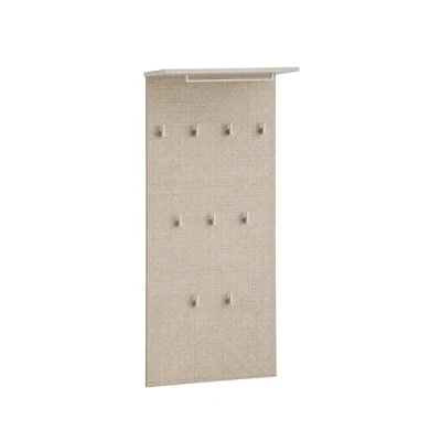 Abbildung von Schildmeyer Hakenpaneel Edno 159985, cremebeige/Canasta Dekor, 50 x 20,9 110,6 cm