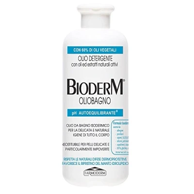 Abbildung von Bioderm Badeöl Sanftes Duschöl für sehr trockene, empfindliche und besonders erschöpfte Haut spendet Feuchtigkeit Deterge Nutre zarter Duft ideal Babys, Kinder, Erwachsene, ältere Menschen
