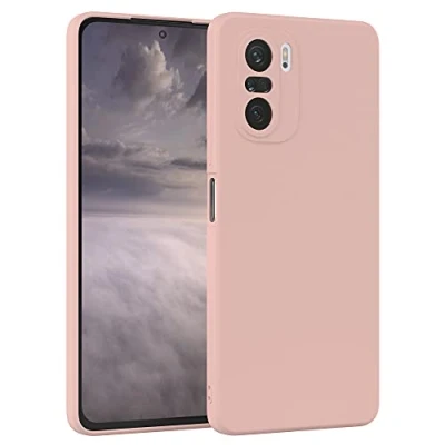Abbildung von EAZY Case Silikonhülle für Xiaomi Mi 11i Hülle Silikon Altrosa weich stoßfeste Handyhülle Schutzhülle mit Kameraschutz Dünn Premium Schutz Cover TPU Phone Bumper in Pastell Rosa