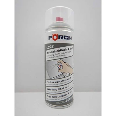 Abbildung von FORCH 4 in 1 RAL 7040 FENSTERGRAU GRAU DICKSCHICHTLACK Lack Spray SPRAYDOSE 400ML (6)