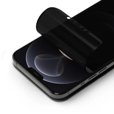 Abbildung von RhinoShield Impact Screen Pro Privacy Bildschirmschutz kompatibel mit [iPhone 12/12 Pro] Überlegener Aufprallschutz, kratzfest, Blaulichtfilter, inkl. Ausrichtungsrahmen