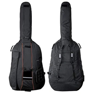 Abbildung von GEWA Kontrabass Gig Bag Premium 1/8 10 mm Polsterung, Bogentasche, Rucksackgurte, Notentasche