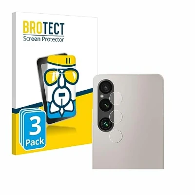 Abbildung von BROTECT Schutzglas für Sony Xperia 1 V (NUR Kameraschutz) (3 Stück) Schutzfolie Panzer Folie Glas [Extrem Kratzfest 9H, Anti Fingerprint,