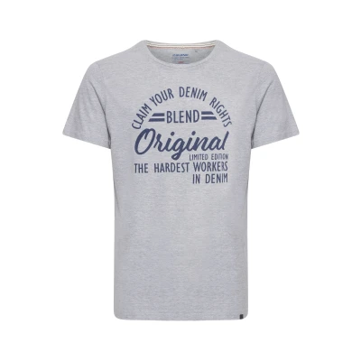 Abbildung von Blend Bhmike Tshirt print, Herren, Größe: Medium, Stone mix