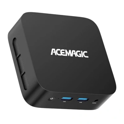 Abbildung von ACEMAGIC V1 Mini Pc Intel Alder Lake Ν95(4C/4T, bis zu 3,4 GHz), 8GB DDR4 256GB M.2 SSD Micro Computer Desktop PC, Gigabit Ethernet/WiFi 5/BT4.2/4K@60Hz Büro/Schule