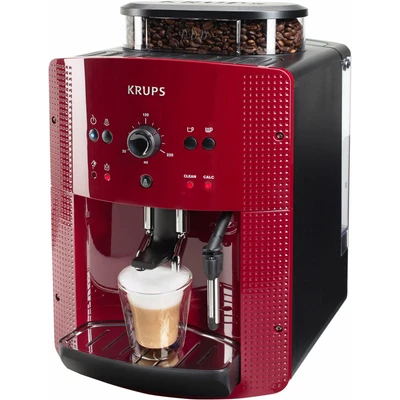 Abbildung von Krups Kaffeevollautomat &quot;EA8107 Arabica&quot;, 2 Tassen Funktion, manueller Dampfdüse, voreingestelle Kaffeestärken