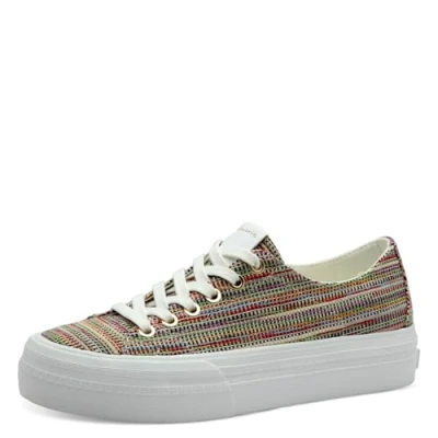 Abbildung von Tamaris Schnürer Damen Vegan sportlich Multicolor,EU 40