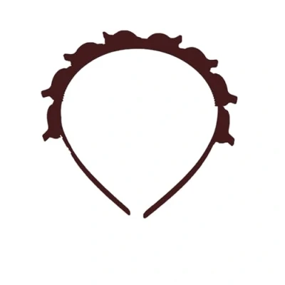 Abbildung von Haarband mit Clips, Haarnadel Stirnband for Damen, Stirnband, Haar Accessoires Doppellagiges Band, gedrehter Zopf, Haarnadel, Haarklammern(Brown)