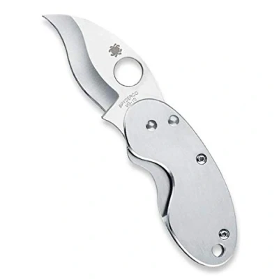 Abbildung von Spyderco Erwachsene Messer Edelstahlmesser mit gerader Kante Outdoormesser Cricket Länge geschlossen: 6.98 cm Typ: Framelock, Mehrfarbig, Nicht zutreffend