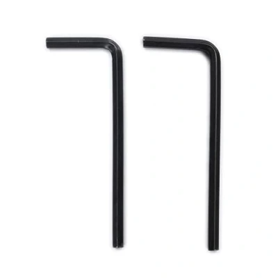 Abbildung von Musiclily Basic 1/8&quot; Stahl Gitarren Innensechskantschlüssel für USA Standard Fender Truss Rod Einstellung, Schwarz (2er Set)