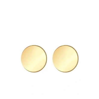 Abbildung von Elli Basic Plates Ohrringe goldcoloured, Damen, Größe: One Size, Gold coloured
