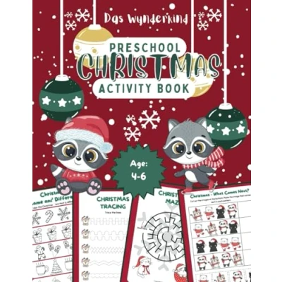 Abbildung von Preschool Christmas Activity Book: Ideal for 4 6 year olds 75 Pages Find the Difference Line Tracing What comes next? Same and Different ... (Christmas Books 2023 2024)