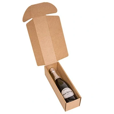 Abbildung von Only Boxes, Packung mit 4 Etuis für 1 Flasche, Karton Champagner oder Champagner, farbige Box, Geschenkkarton Flaschen