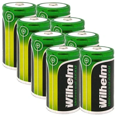Abbildung von 8X Akku Mono D Wilhelm Universal 9000 mAh Zelle HR20 MN1300 1,2 V NIMH