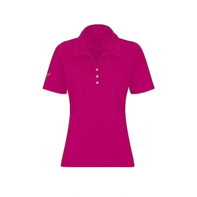 Abbildung von TRIGEMA Poloshirt aus Baumwolle mit Kristallsteinen (1 tlg)