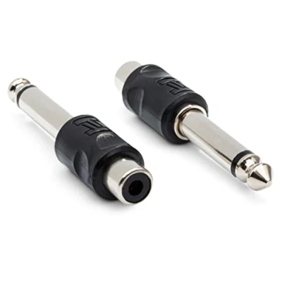 Abbildung von Hosa GPR101 Adapter Klinke 6,3mm TS (2 Stück)