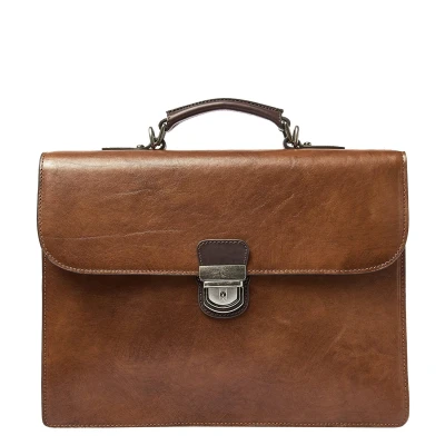 Abbildung von Castelijn &amp; Beerens Aktentasche, Größe: One Size, Cognac