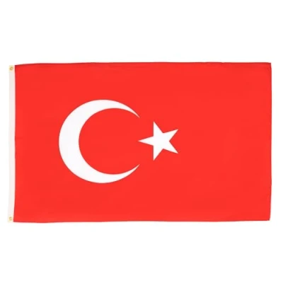 Abbildung von AZ FLAG Flagge Türkei 150x90 cm Türkische Fahne 100% Polyester mit Messing Ösen 110g