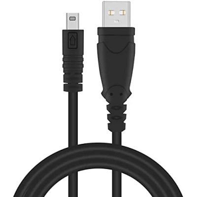 Abbildung von Adhiper 8 Pin Datenkabel Ladekabel, kompatibel mit Panasonic Lumix DMC FZ1000, FZ300, FZ200, GX1, GX8, LX100, SZ10, TZ31, TZ41, TZ61 Digitalkamera (1m)