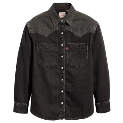 Abbildung von Levi&#039;s Teodora Western Hemdbluse Air space, Damen, Größe: XS, space