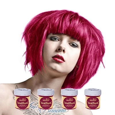 Abbildung von La Riche Directions Semi Permanent Hair Colour Dye Box Of Four Flamingo Pink by