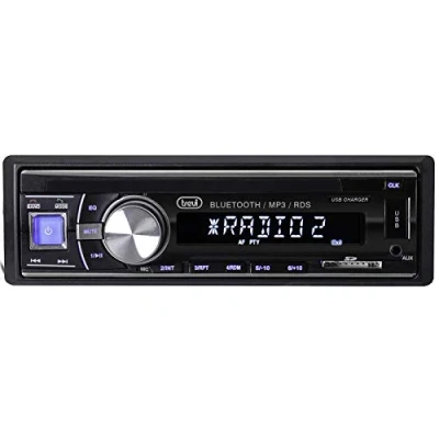 Abbildung von Trevi Scd 5702 BT Autoradio mit USB, SD, AUX In, Bluetooth, USB Fast Charge für schnelles Aufladen, 30 W, Schwarz