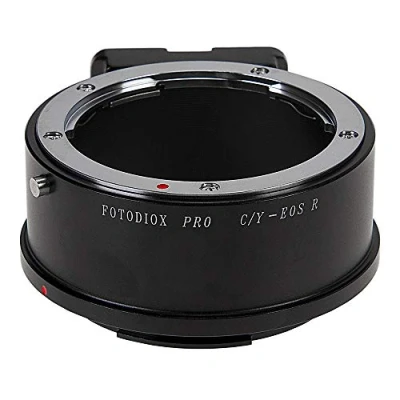 Abbildung von Fotodiox Pro Lens Mount Adapter Compatible with Contax/Yashica (CY) Lenses on Canon RF Cameras