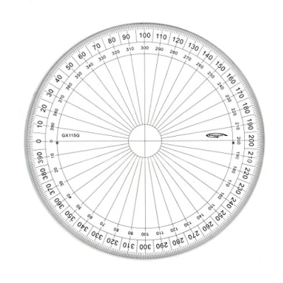 Abbildung von Graphoplex gx115g Berichterstatter Kreis ganzen transparent