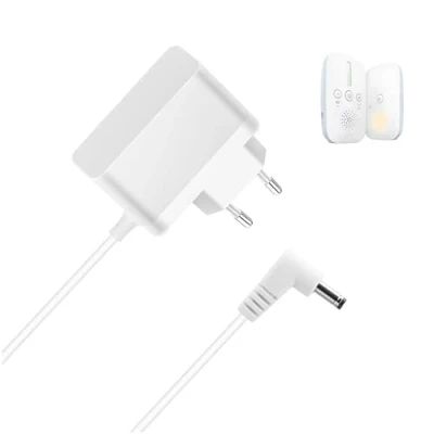 Abbildung von Bouge Ladekabel Kompatibel mit Philips Avent Babyphone SCD503/26, SCD501/00, SCD713/26, SCD600, SCD560 DECT 6V Ladegerät Netzteil (Weiß)