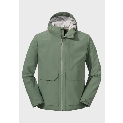 Abbildung von Schöffel Lausanne M Regenjacke / wasserabweisende Jacke, Herren, Größe: 54, Grün