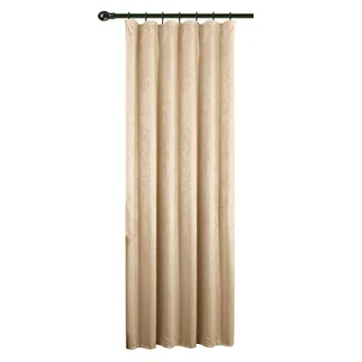 Abbildung von WOLTU Gardinen Blickdicht Thermovorhang Kälteschutz mit Kräuselband, 250g/m² Schwere Verdunklungsvorhänge Wärmeisolierende Vorhänge Damast Optik Wohnzimmer Schlafzimmer, 135x225cm Champanger (1 Stück)