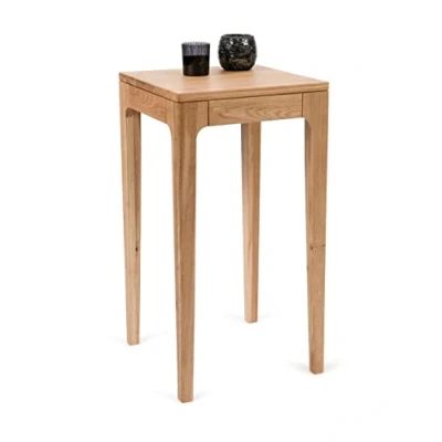 Abbildung von M2 Kollektion Beistelltisch Kona2, Eiche, wildeiche, Metall schwarz, 40x80x40