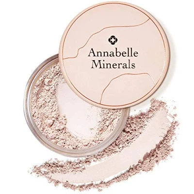 Abbildung von Annabelle Minerals Matte Mineral Foundation mit Lichtschutzfaktor Natürliche Inhaltsstoffe Matt Glatte Haut &amp; Natürlich Sonnenschutz LSF10 Für alle Hauttypen Vegan Natural Fair 10g