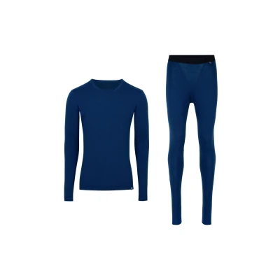 Abbildung von Danish Endurance Merino SET Unterhemd/shirt, Herren, Größe: XL, Navy