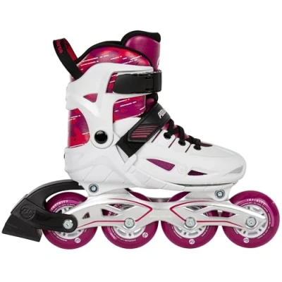 Abbildung von Powerslide Inline Skates Universe 4W Pink, größenverstellbar, Pink für Kinder, ABEC 7 Kugellager, Art. nr.: 940691