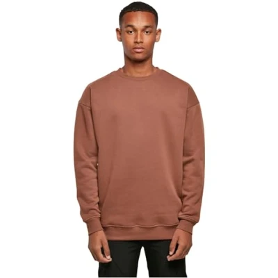 Abbildung von Build Your Brand Herren BY075 Sweat Crewneck Sweatshirt, bark, S