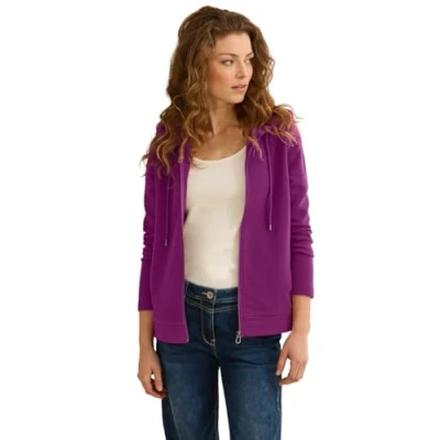 Abbildung von Cecil Sweatjacke, Damen, Größe: XL, Pink